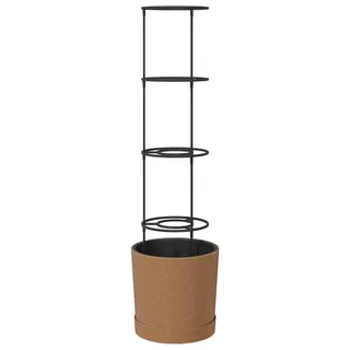 vidaXL Tomatenanbauer Naturo ECO Ø 39 x 139 cm WPC - Braun