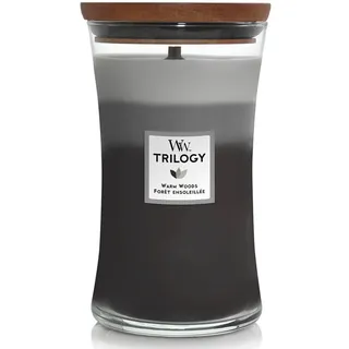 Woodwick Warm Woods Duftkerze 609,5 g grau