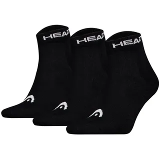 Head Socken 3er Pack-Elements All Sport Quarter 3P schwarz 43-46