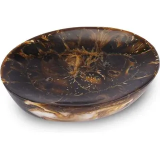 Handicrafts is removed, leaving: Drain Soap Dish, Premium Resin Soap Holder, Soap Saver for Shower, Bathroom, Kitchen, Bathtub, Easy Clean with a Little Water, Extends Soap Life(Brown)Translated to German: Duschkopfschoner, Premium-Resin-Abwasserdose, Seife-Sparer für Dusche, Bad, Küche, Badewanne, leicht zu reinigen mit wenig Wasser, verlängert Seife-Lebensdauer (Braun)