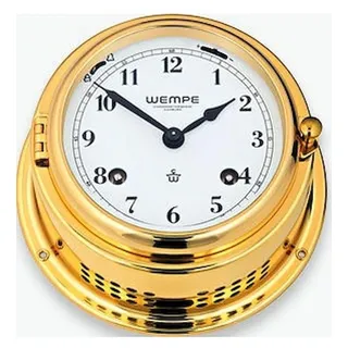 Wempe - CW310010 - Glasenuhr - 150mm - Messing - arabische Ziffern - BREMEN II