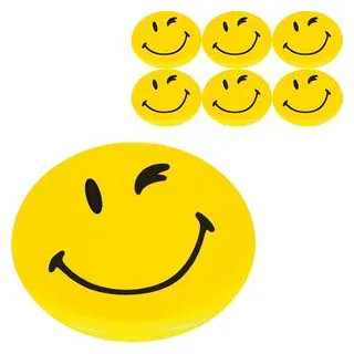 Franken Happy Magnets rund gelb 30mm (hm30)