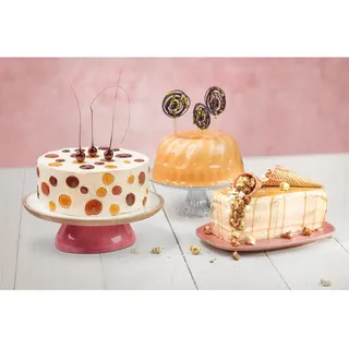 Original Kaiser Inspiration Plus Backformen Set 3 teilig mit Springform rund (Flachboden), Gugelhupf Backform, Kastenform, Kuchenform antihaftbeschichtet, Königskuchenform, auslaufsicher