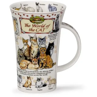 Dunoon Glencoe Fine China Educational WORLD OF THE CAT Mug Cup 500ml
