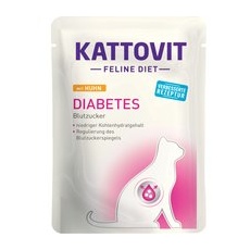 24x85g Pui Diabetes/Gewicht Pliculețe Kattovit Hrană umedă pisici