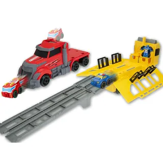 Teorema 67361 - Bisarca Spielzeug-LKW mit 2 Roboter umwandelbaren Maschinen mit Startrampe