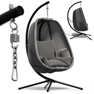 Hängesessel Alvie Grau 190x140x110cm