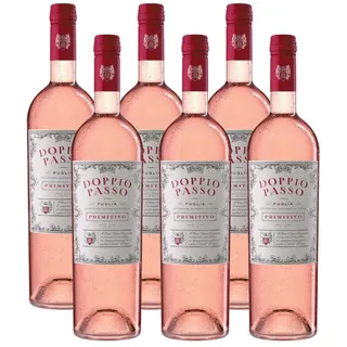 Doppio Passo Primitivo Rosato, Roséwein Italien (6 x 0,75l)