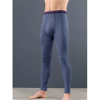 Lange Unterhose KINGS CLUB, Herren, Gr. 6, 2 Stk., blau (rauchblau), 75% Baumwolle, 25% Polyester, Unterhosen Lange Unterhose