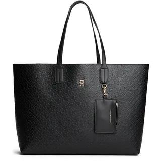 Tommy Hilfiger Shopper TH Icon Tote Bag Mono Black