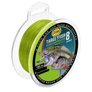 WFT TF8 Raubfisch Schnur chartreuse 150m, Durchmesser/Tragkraft:0.15mm / 10kg Tragkraft