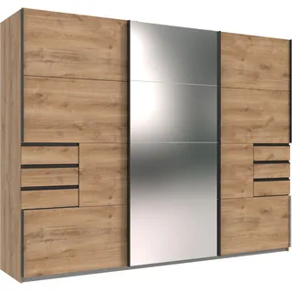 WIMEX Schwebetürenschrank Saigon 270 x 208 x 64 cm Schwarz