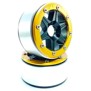 Metsafil Beadlock Pt-sixstar 1.9 ́ ́ Felge - Black / Gold