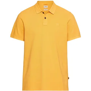 camel active Herren Kurzarm Poloshirt aus Baumwolle Orange, Menswear-L