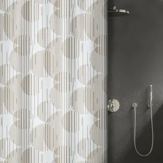 Spirella Elements Duschvorhang Raio 180 cm x 180 cm Beige