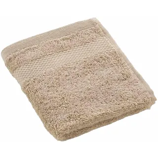 Douceur d'Intérieur Elegance Gästehandtuch (30 x 50 cm), Nuss, 100% Baumwolle