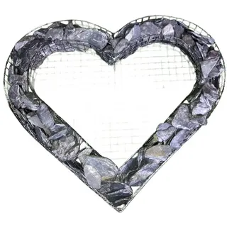 Gartenwelt Riegelsberger Herz Gitter Grabschmuck Grabgestaltung Grabdeko Pflanzschale