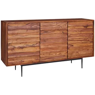 Wohnling Sideboard 150 x 81 x 41 cm sheesham / braun