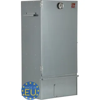 ITA Räucherofen 7005 - Premium Räucherschrank aus Edelstahl mit 3 Etagen 81 cm - Qualität EU - Smoker- Direkt vom Hersteller - Silber