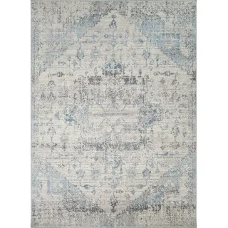 livabliss Vintage-Teppich, Blau, Textil, Orientalisch, Rechteckig, 160x213 cm, Oeko-Tex® Standard 100, in verschiedenen Größen erhältlich, Teppiche & Böden, Teppiche, Vintage-Teppiche