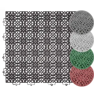 Terra Sol schwarz 38 x 38 cm 7 St.