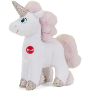 Trudi Weißes Einhorn Sweet Collection Regenbogen Einhorn Plüsch, Kinder Geburtstagsgeschenk | 10x10x4cm Größe XXS | Fantasy Unicorn Collection | Modell 55921