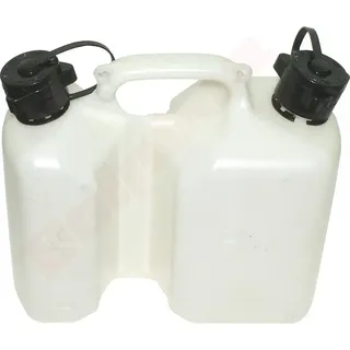 Doppelkanister mit 3 Liter und 1,5 Liter Fassungsvermögen, zwei separate Fächer