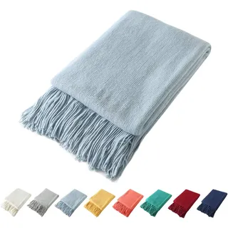 Homiest Strickdecke 50 x 60 cm Silber