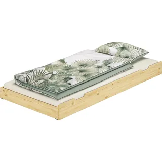 Bettkasten als Zusatzbett für unsere Etagenbetten - inkl. Matratze - 90.10-S7M - Braun