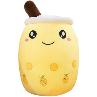 Uposao Bubble Tea Plüschtier Kuscheltier,50CM Cartoon Plüsch Puppen Lustiges Obst Komfort Umarmungskissen Milchtee Teetasse Kissen Stofftier Süßes Geschenk Für Kinder Erwachsene Geburtstag