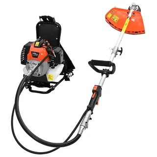 vidaXL Freischneider Rucksackdesign Orange 52 cm3 1,45 kW