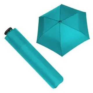 Doppler zero99 Manuell Unglaublich Leichter Taschenschirm Aqua Blue