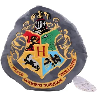 Nemesis Now Harry Potter Hogwarts-Wappenkissen, Schwarz, 40 cm