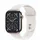 Watch Series 11 GPS + Cellular 42 mm Titaniumgehäuse gold Gummiarmband rosa M/L