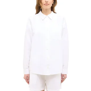 Mustang Langarmbluse Damen Style Willow Weiß 36