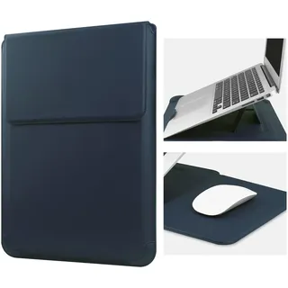 HoYiXi 13.3 Zoll Laptop Hülle Tasche mit Ständer Kompatibel mit MacBook Air M2 M1 2022-2018/MacBook Pro 13 2022-2016/Surface Pro 8/Surface Go 3 13-13.3'' Dell Lenovo HP ASUS Acer Huawei PC, Blau