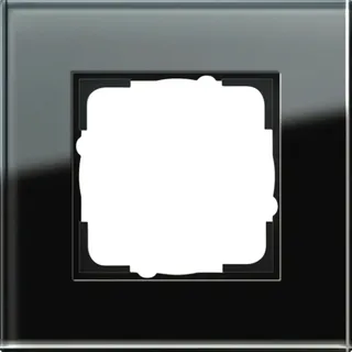Gira 021105 021105 Rahmen 1fach Esprit Glas Schwarz