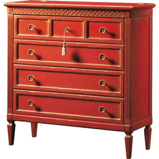 Italienische Einrichtung Sideboard Landhaus Kommode Schränke Möbel Massive - Braun