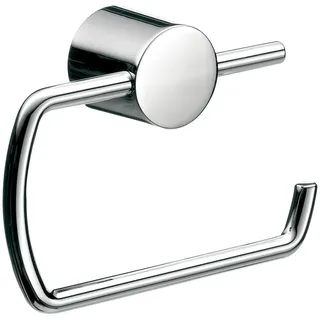 EMCO Rondo 2 Toilettenpapierhalter, Klopapierhalter, Rollenhalter, Wandmontage Chrom Ohne Deckel