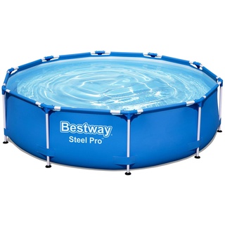 Steel Pro Frame Pool Set 305 x 76 cm blau inkl. Filterpumpe