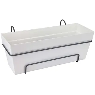 elho Balkonkasten Loft Urban Trough All-in-1 49 x 25 x 18 cm weiß