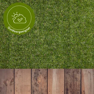 Andiamo Kunstrasen »Rasenteppich Jever« rechteckig 20 mm Höhe natürliche Optik, mit Drainagefunktion, für Balkon, Terrasse & Garten,