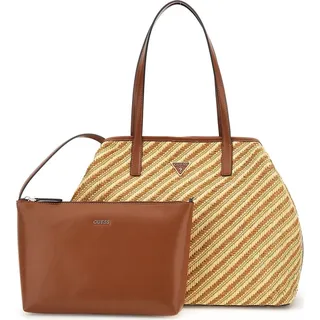 GUESS Vikky Large 2 In 1 Tote Natural Cognac