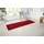 Nasty Läufer Flauschiger Einfarbig für Schlafzimmer Küche Uni Rot 80x300cm
