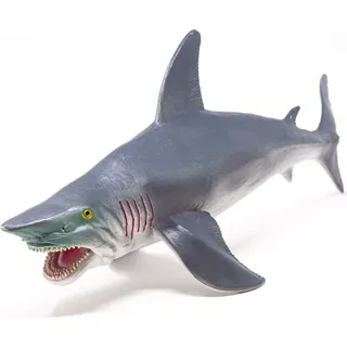 Tier-Spielfigur - Weißer Hai - 51 cm