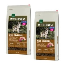 REAL NATURE WILDERNESS Maxi Adult Wide Savannah mit Wildschwein, Lamm & Ente 2x12 kg