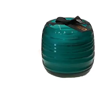 Onno Sphere Duftkerze, Glas, blau, 15cm