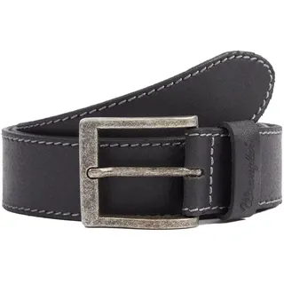 Wrangler Herrengürtel Leder schwarz 105