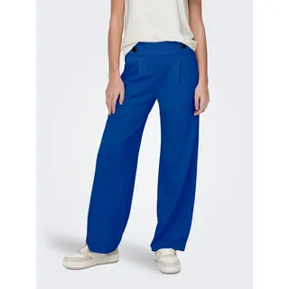 Jerseyhose JDY "JDYGEGGO NEW LONG PANT JRS NOOS", Damen, Gr. S (36), Länge 32, schwarz (surf the web detail:schwarz buttons), Jersey, Obermaterial: 95% Polyester, 5% Elasthan, unifarben, relaxed fit lang, Hosen Jerseyhose, Materialmix