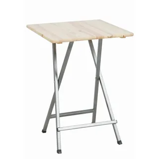 natura Stehtisch 80x80x110 - natur, Tischplatte aus Kiefer